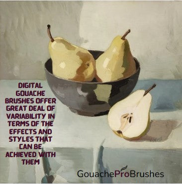 Digital Gouache Kit-GouacheProBrushes