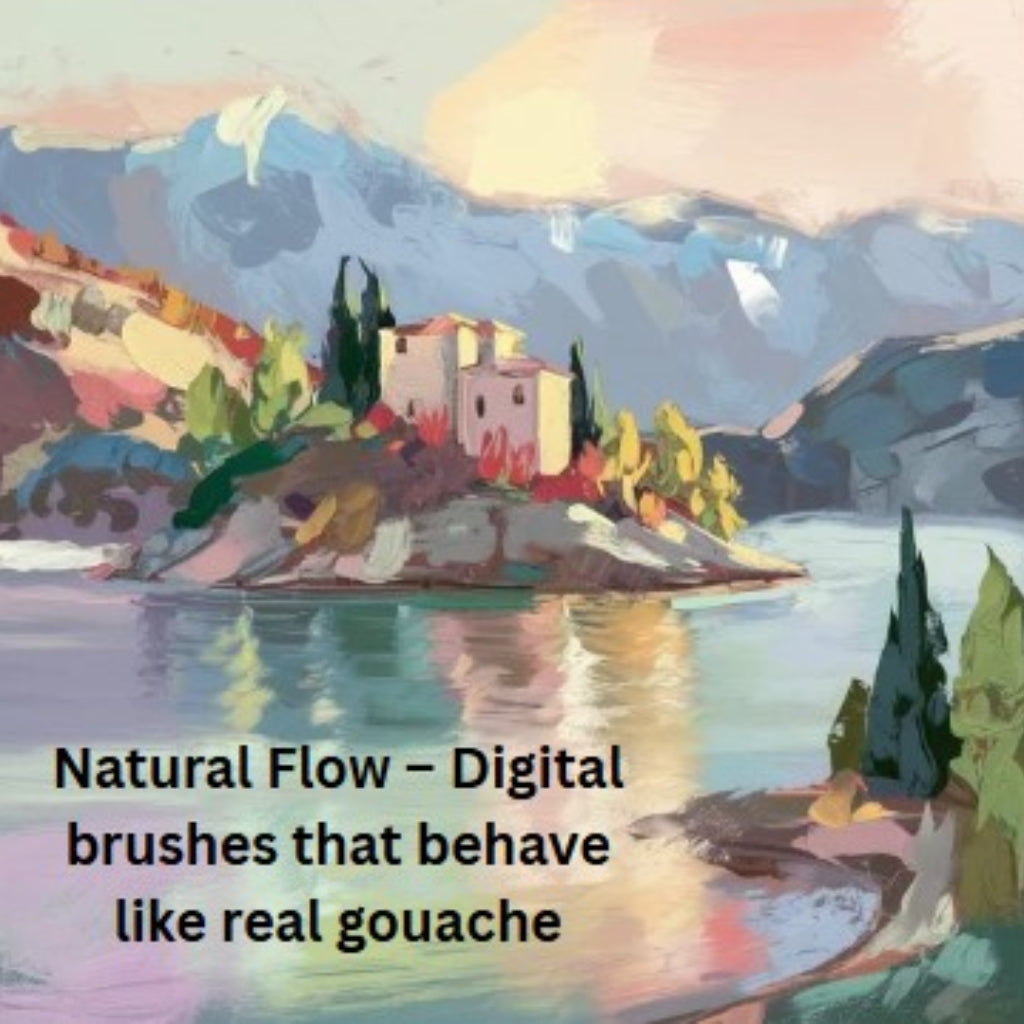 Digital Gouache Kit-GouacheProBrushes